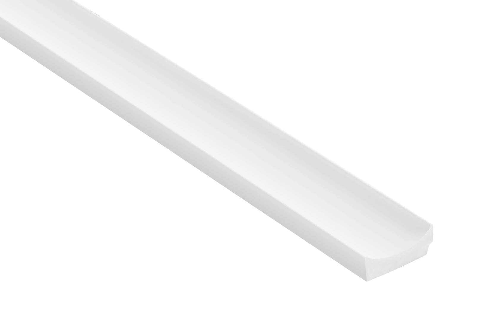 Zakończenie lewe panela ściennego WP002LTP białe Lumio Mardom Decor - wys. 200 cm
