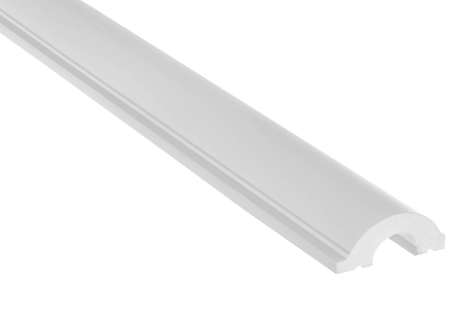 Zakończenie prawe panela ściennego WP001RTP białe Duna Mardom Decor - wys. 200 cm