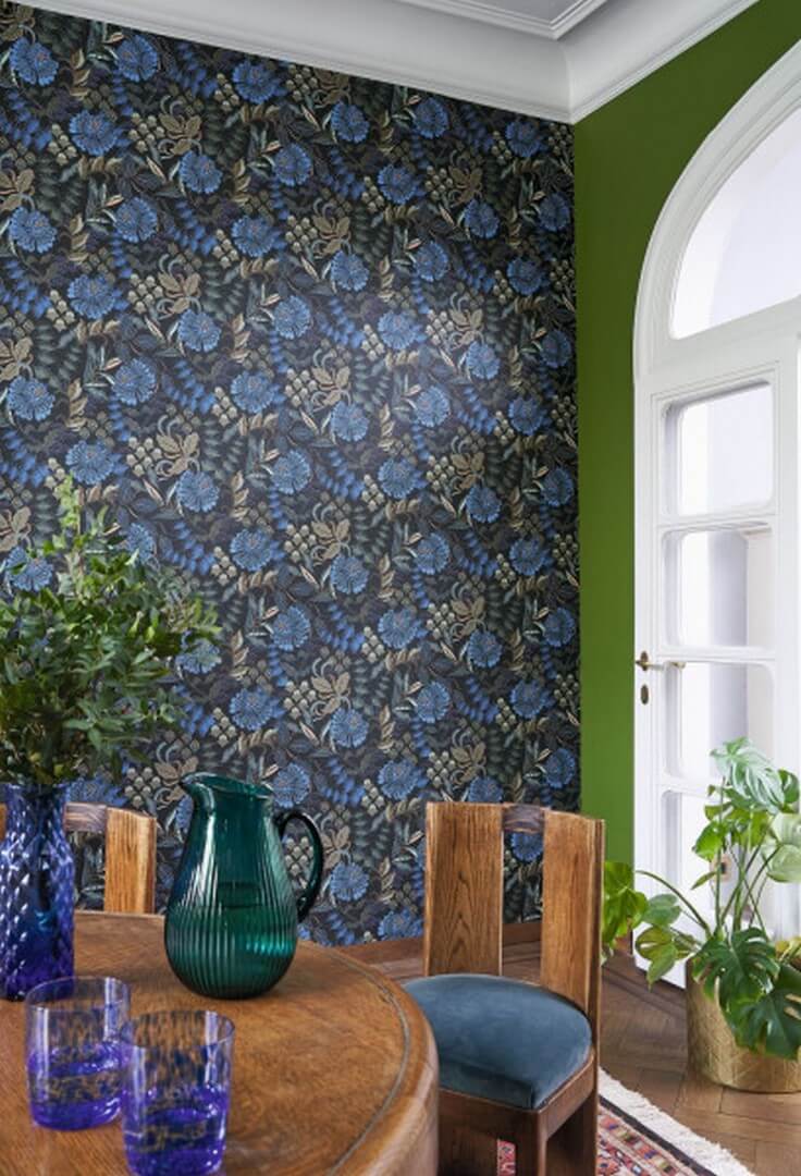 Tapeta florystyczna Casadeco DERB 89281005 Bloomsbury Derby