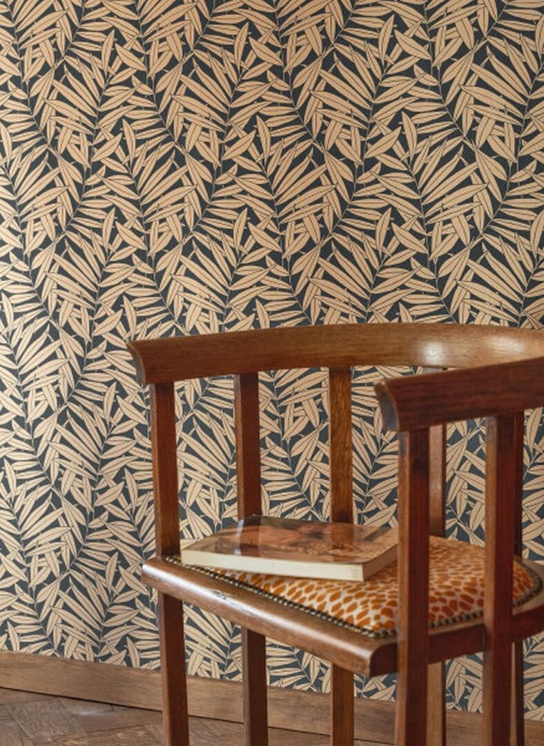 Tapeta liście paproci Casadeco DERB 89312877 Preston Derby