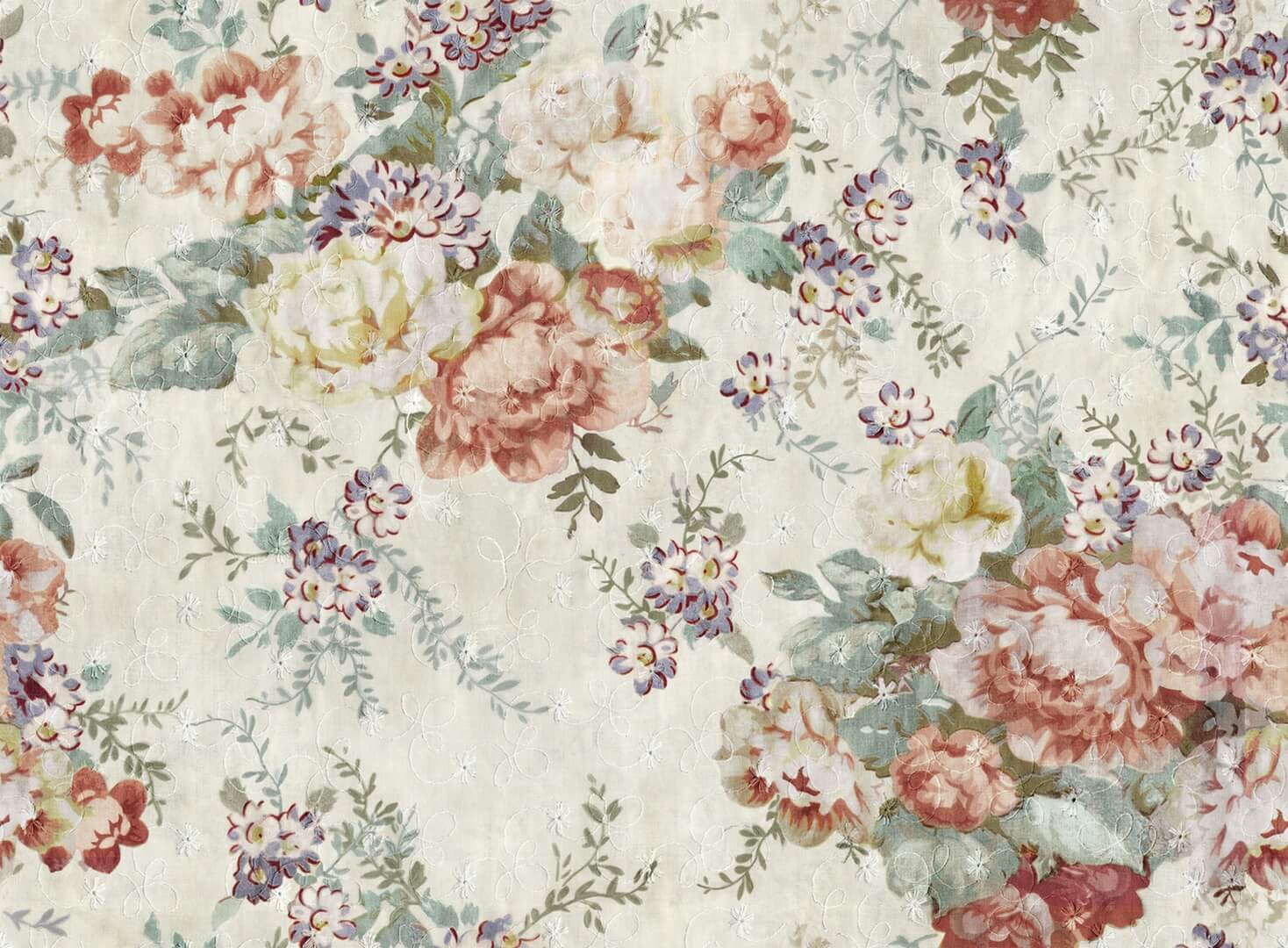 Mural kwiaty vintage Boras Tapeter Studio Blossom ll 9471W
