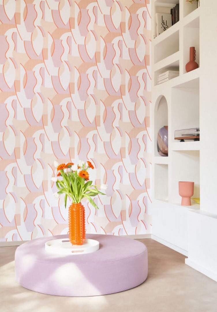 Tapeta geometryczna artystyczna Casadeco MISI 89335151 Concept Milano Sixties