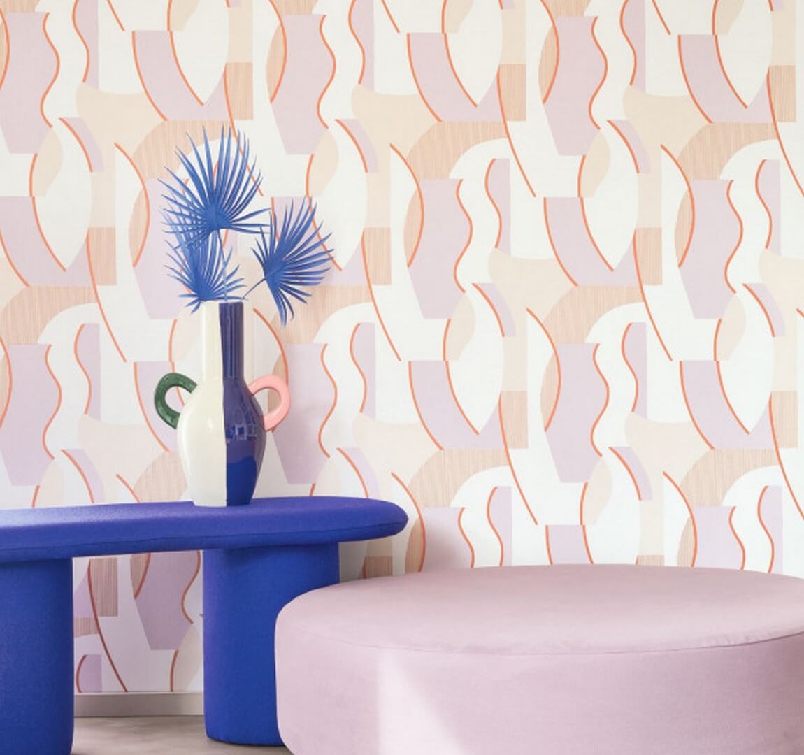 Tapeta geometryczna artystyczna Casadeco MISI 89335151 Concept Milano Sixties