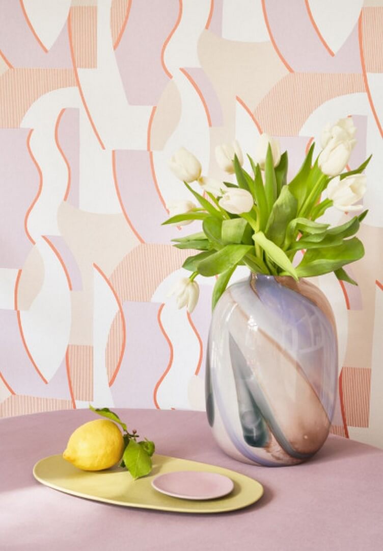 Tapeta geometryczna artystyczna Casadeco MISI 89335151 Concept Milano Sixties