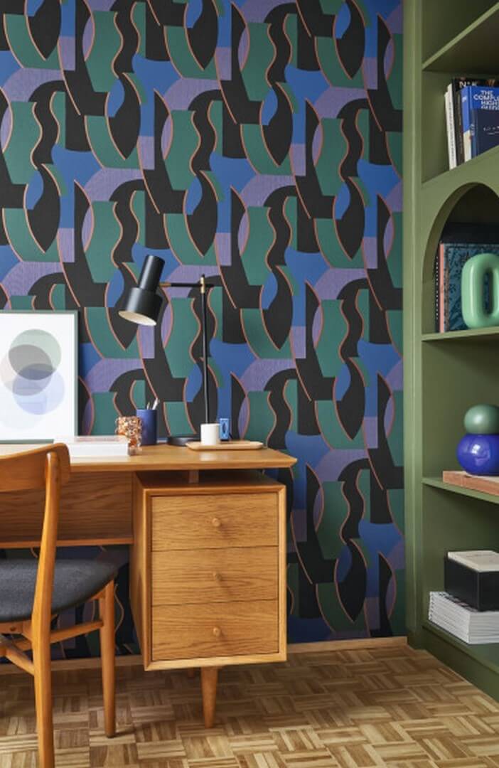 Tapeta geometryczna artystyczna Casadeco MISI 89337997 Concept Milano Sixties