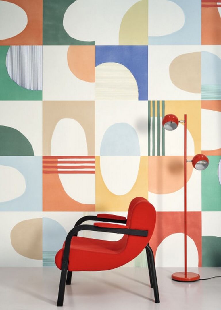 Tapeta retro Casadeco MISI 89371234 Pop Art Milano Sixties