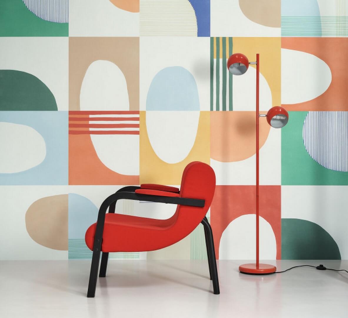 Tapeta retro Casadeco MISI 89371331 Pop Art Milano Sixties