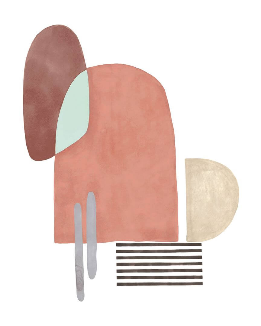 Mural geometryczny Casadeco MISI 89423205 S Gelato Milano Sixties