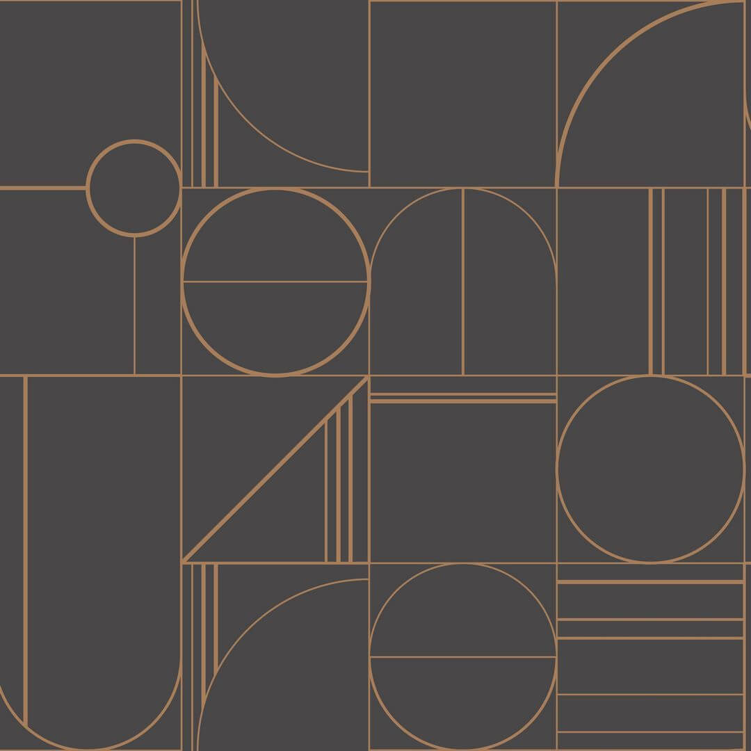 Tapeta geometryczna Caselio OTLS 105069426 Border Outlines