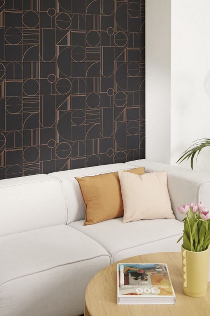 Tapeta geometryczna Caselio OTLS 105069426 Border Outlines