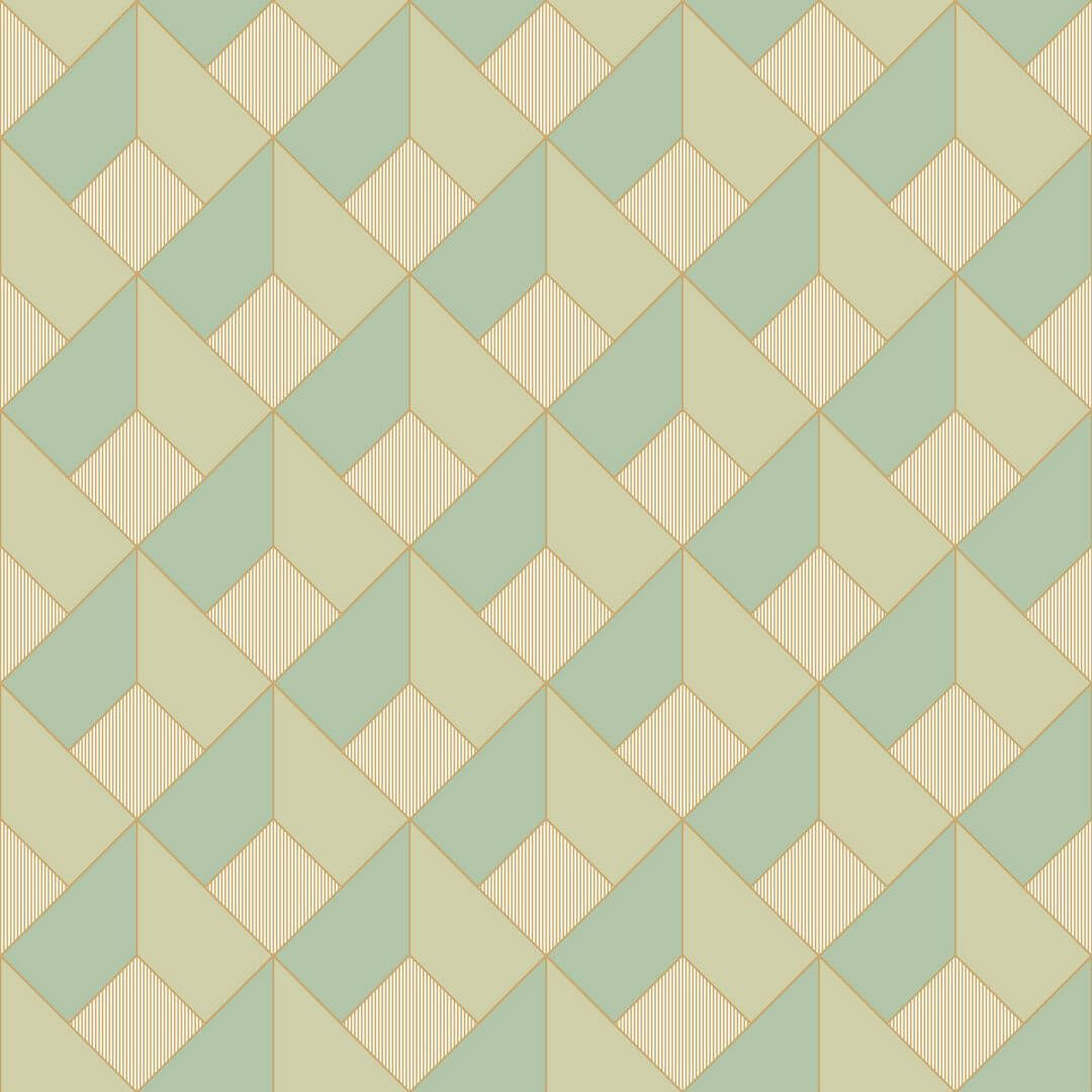 Tapeta geometryczna z efektem 3D Caselio OTLS 105097623 Square Outlines