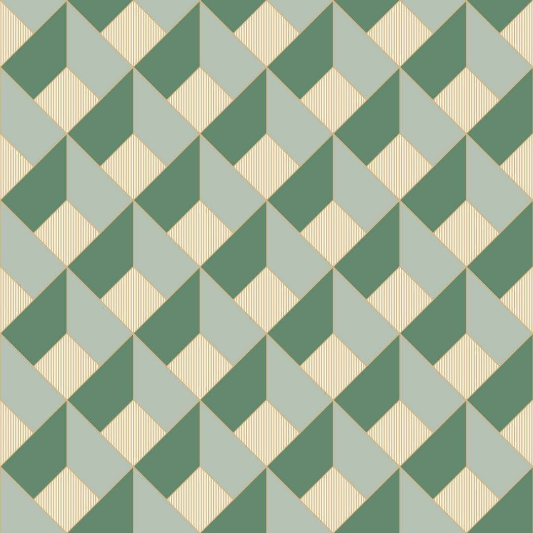 Tapeta geometryczna z efektem 3D Caselio OTLS 105097934 Square Outlines
