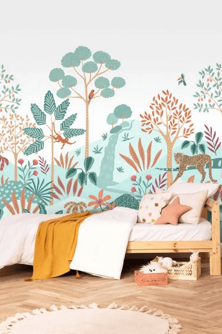 Mural dżungla Caselio PMW 104827309 L Enchanted Jungle Pimp My Wall