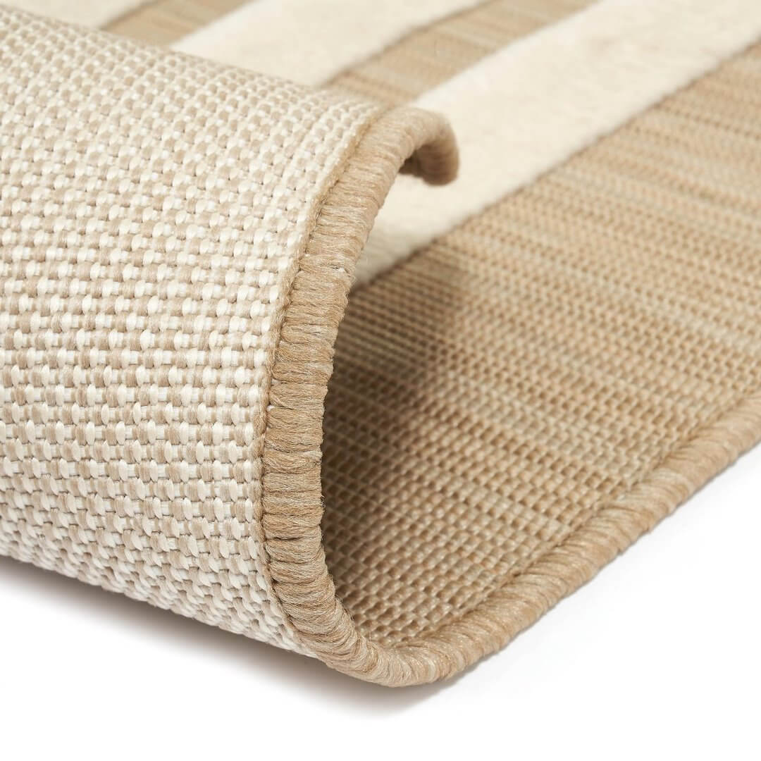 1szt / 24H 160x230 cm Dywan zewnętrzny geometryczny COSTA beżowy Carpet Decor Outdoor/Indoor