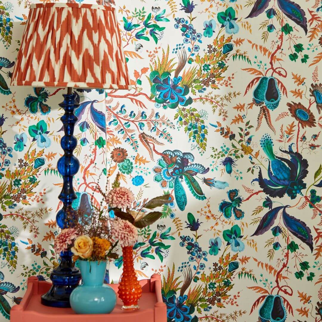 Tapeta botaniczna jakobińska Harlequin 113065 Wonderland Floral Sophie Robinson