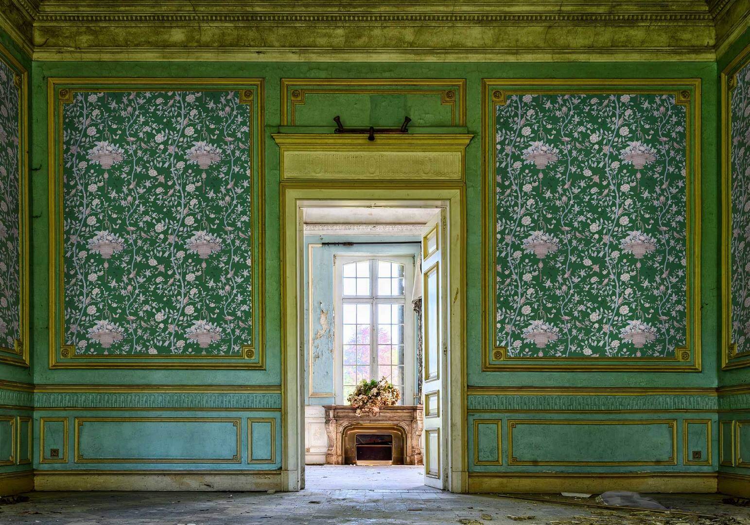 Tapeta botaniczna w stylu chinoiserie Lorenzo Castillo LCW 1080-001 ROGER Tana