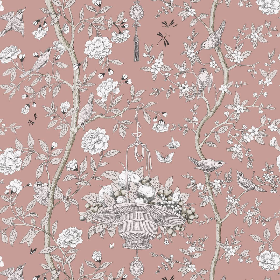 Tapeta botaniczna w stylu chinoiserie Lorenzo Castillo LCW 1080-002 ROGER Tana