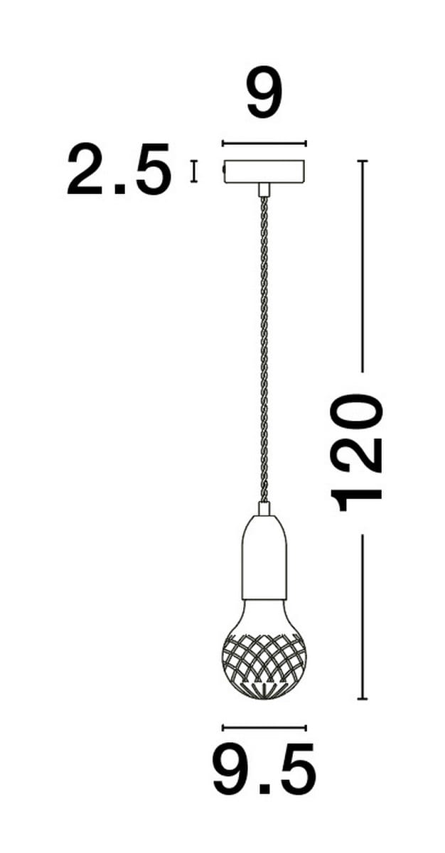 Lampa wisząca nowoczesna Luces Exclusivas BANI LE42709