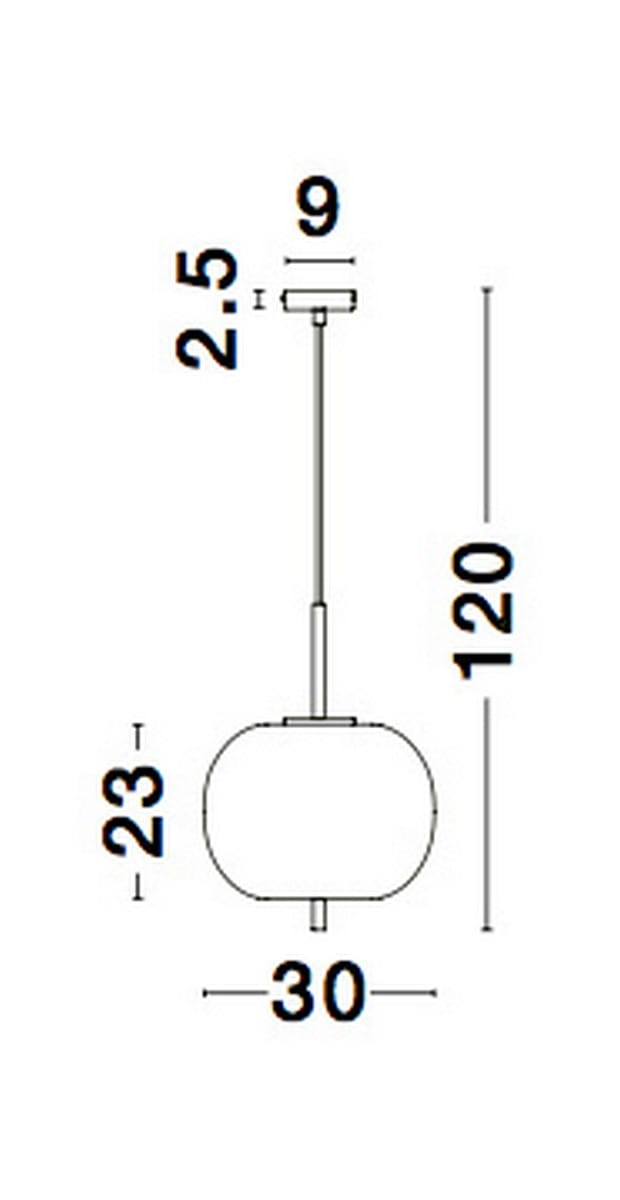 Lampa wisząca nowoczesna Luces Exclusivas MARC LE42718