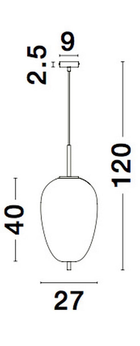 Lampa wisząca nowoczesna Luces Exclusivas MARC LE42720