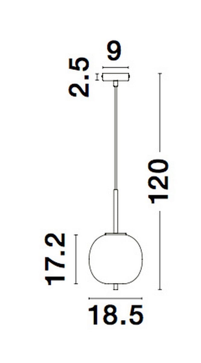 Lampa wisząca nowoczesna Luces Exclusivas MARC LE42721