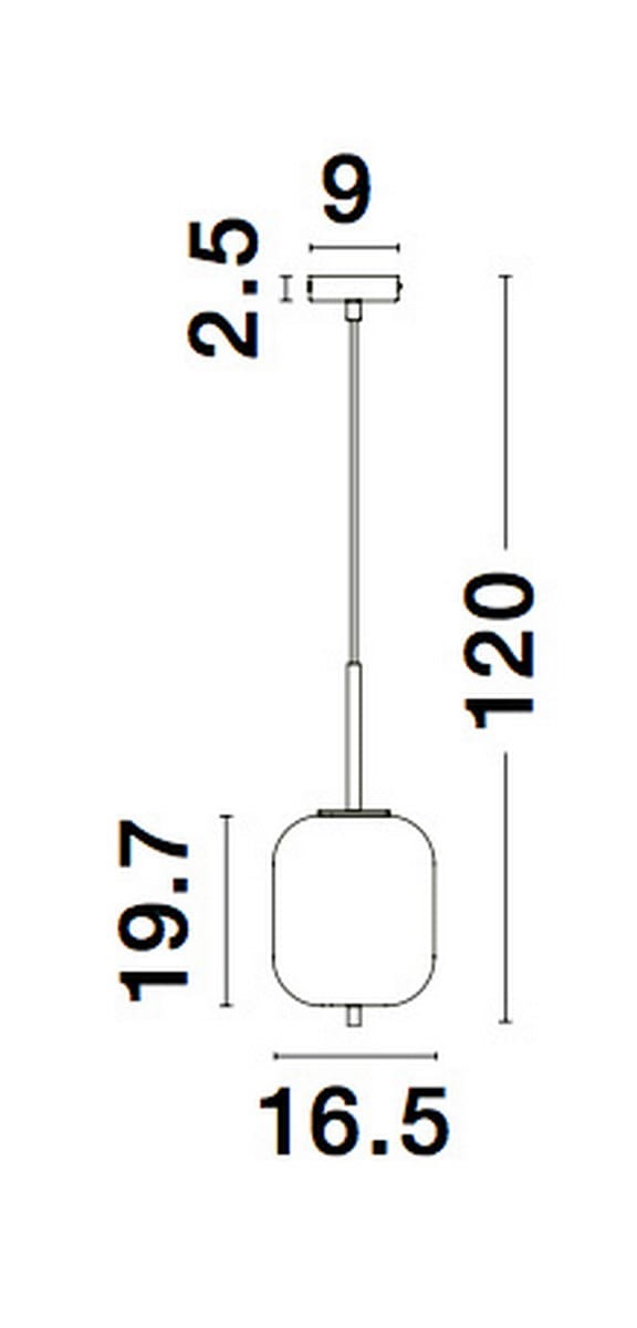 Lampa wisząca nowoczesna Luces Exclusivas MARC LE42722