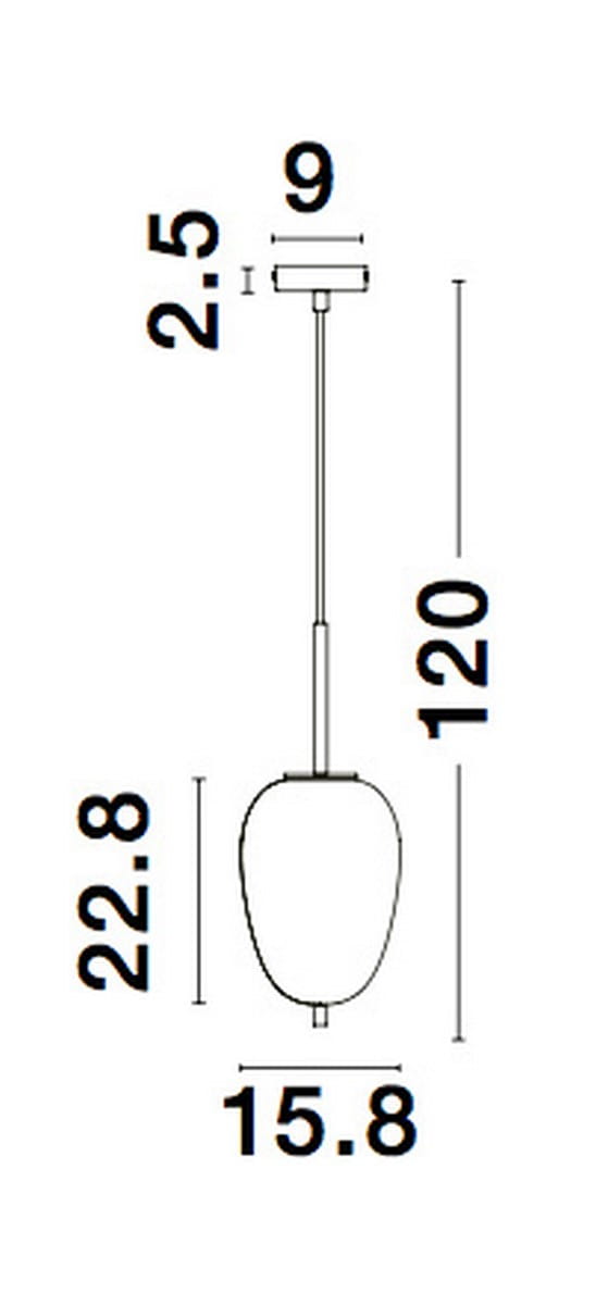 Lampa wisząca nowoczesna Luces Exclusivas MARC LE42723