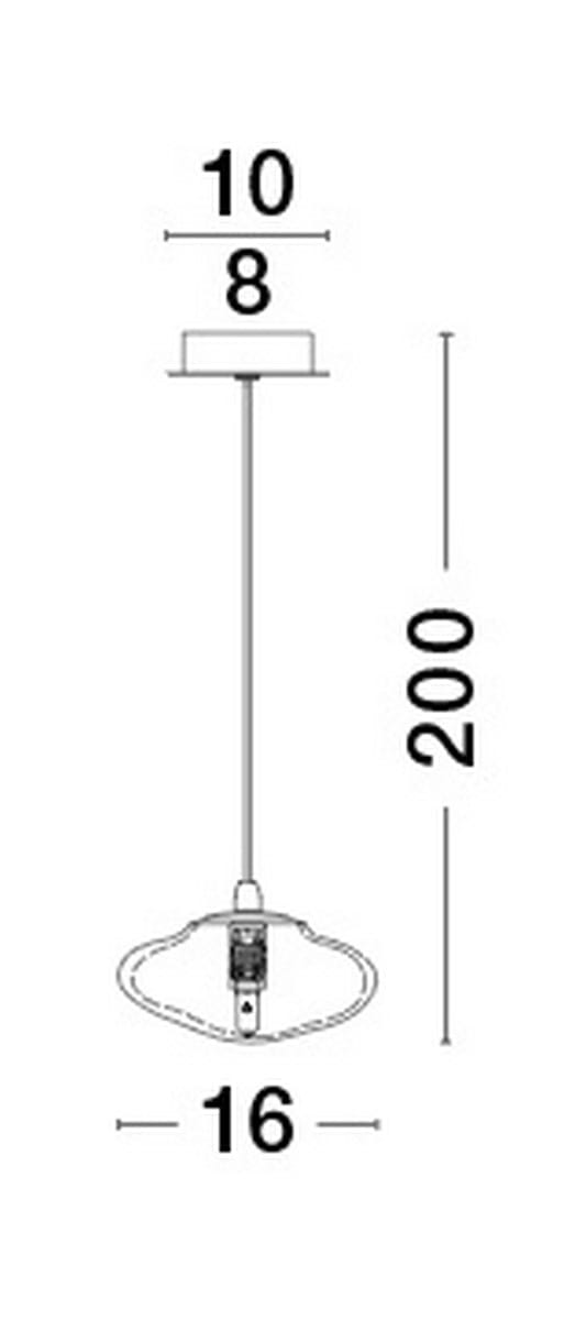 Lampa wisząca nowoczesna Luces Exclusivas NAYARIT LE42897