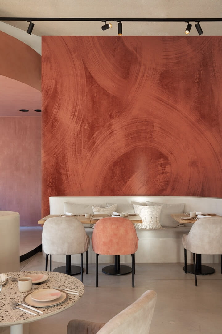 Mural abstrakcyjne pociągnięcia pędzla Khroma DG4CHA1033 Charly Wall Designs IV