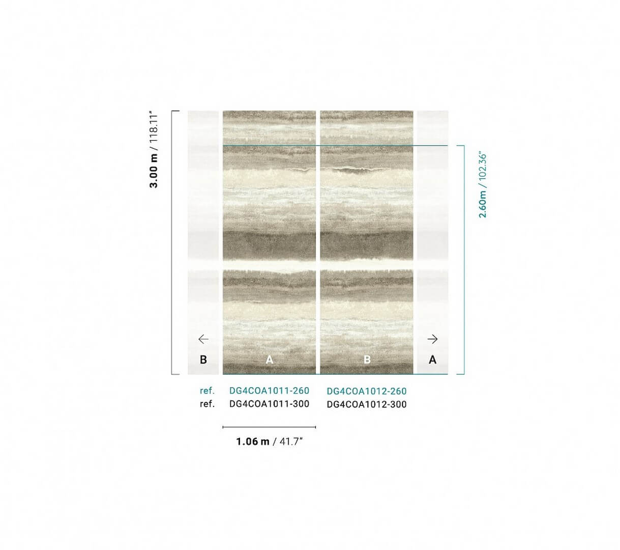 Mural cieniowany Khroma DG4COA1012 Coast Wall Designs IV