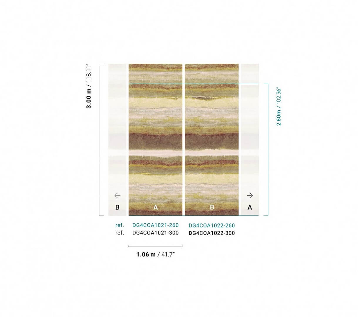 Mural cieniowany Khroma DG4COA1021 Coast Wall Designs IV
