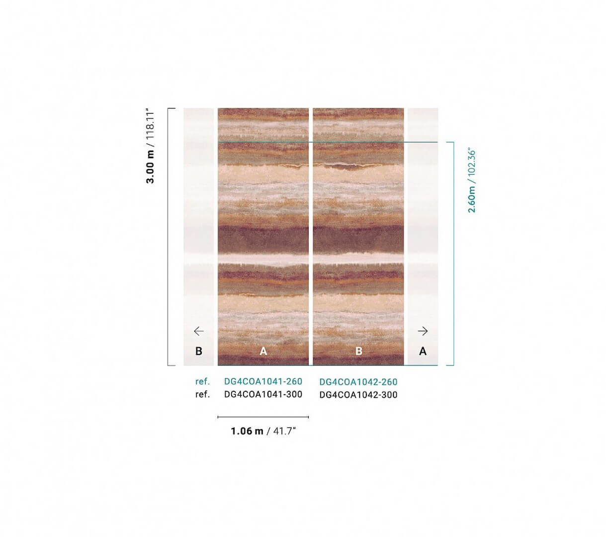 Mural cieniowany Khroma DG4COA1041 Coast Wall Designs IV