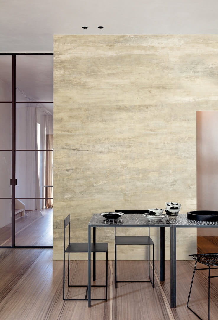 Mural jak lniana przecierka Khroma DG4HEA1012 Heather Wall Designs IV