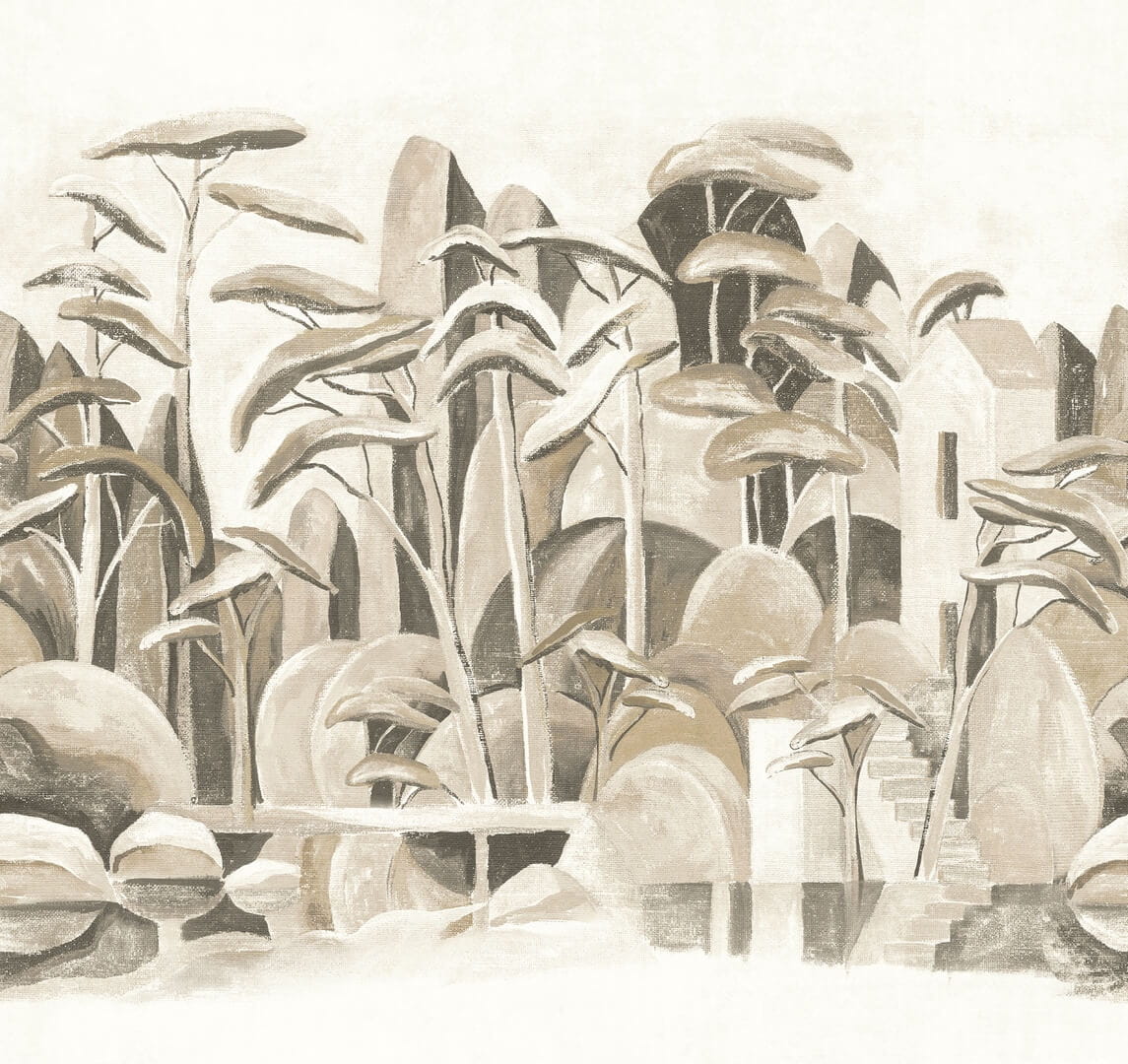 Mural botanika i architektura Khroma DG4ILA3021 Cerreto Wall Designs IV