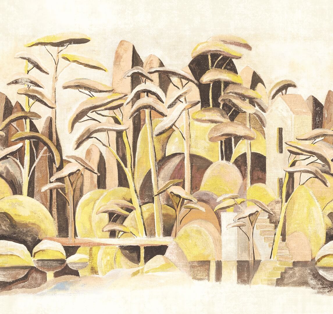 Mural botanika i architektura Khroma DG4ILA3032 Cerreto Wall Designs IV