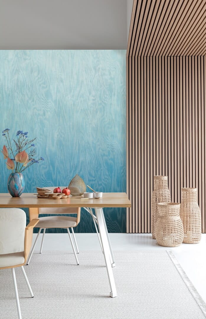 Mural efekt mory jedwabiu cieniowany Khroma DG4MOI1033 Moire Wall Designs IV