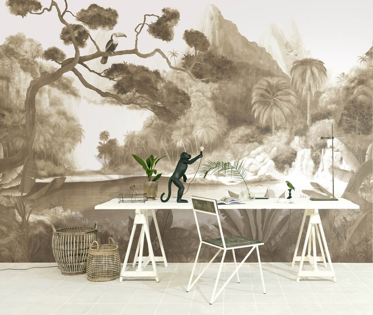 Mural krajobraz dżungli Khroma DG4TOU1014 Toucan Wall Designs IV