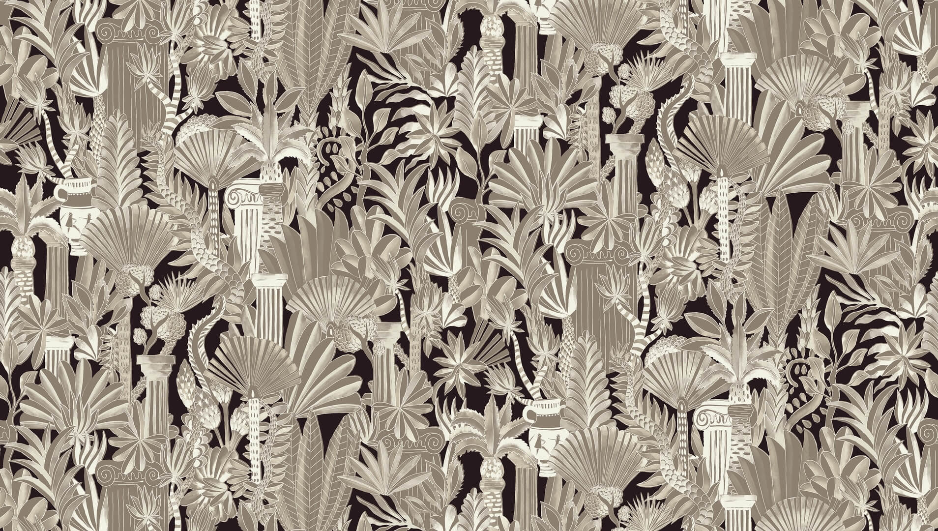 Mural kolumny i rośliny Khroma DG4TRE1015 Tresor Wall Designs IV
