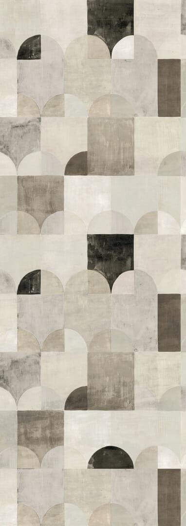 Mural geometryczny łuki Khroma DGILA2032 Arc Wall Designs IV