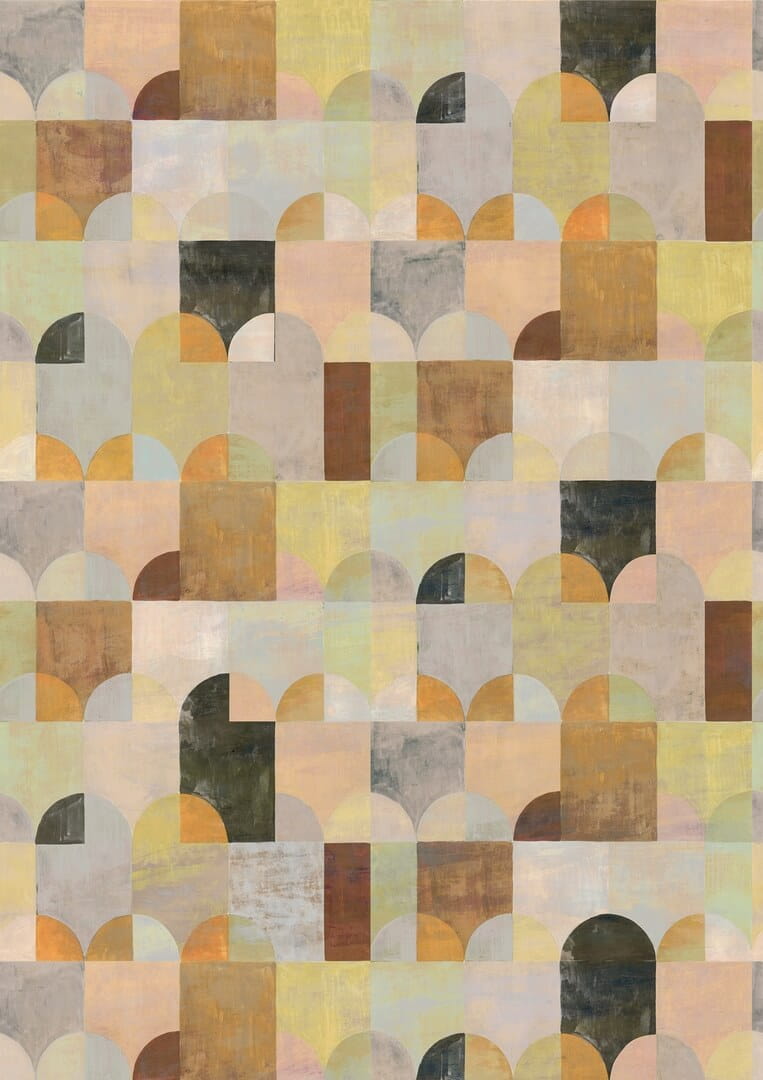 Mural geometryczny łuki Khroma DGILA2041 Arc Wall Designs IV