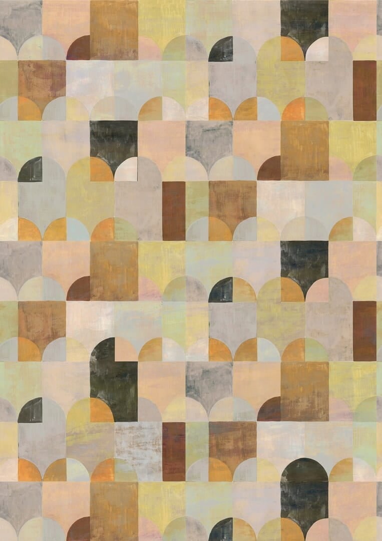 Mural geometryczny łuki Khroma DGILA2042 Arc Wall Designs IV