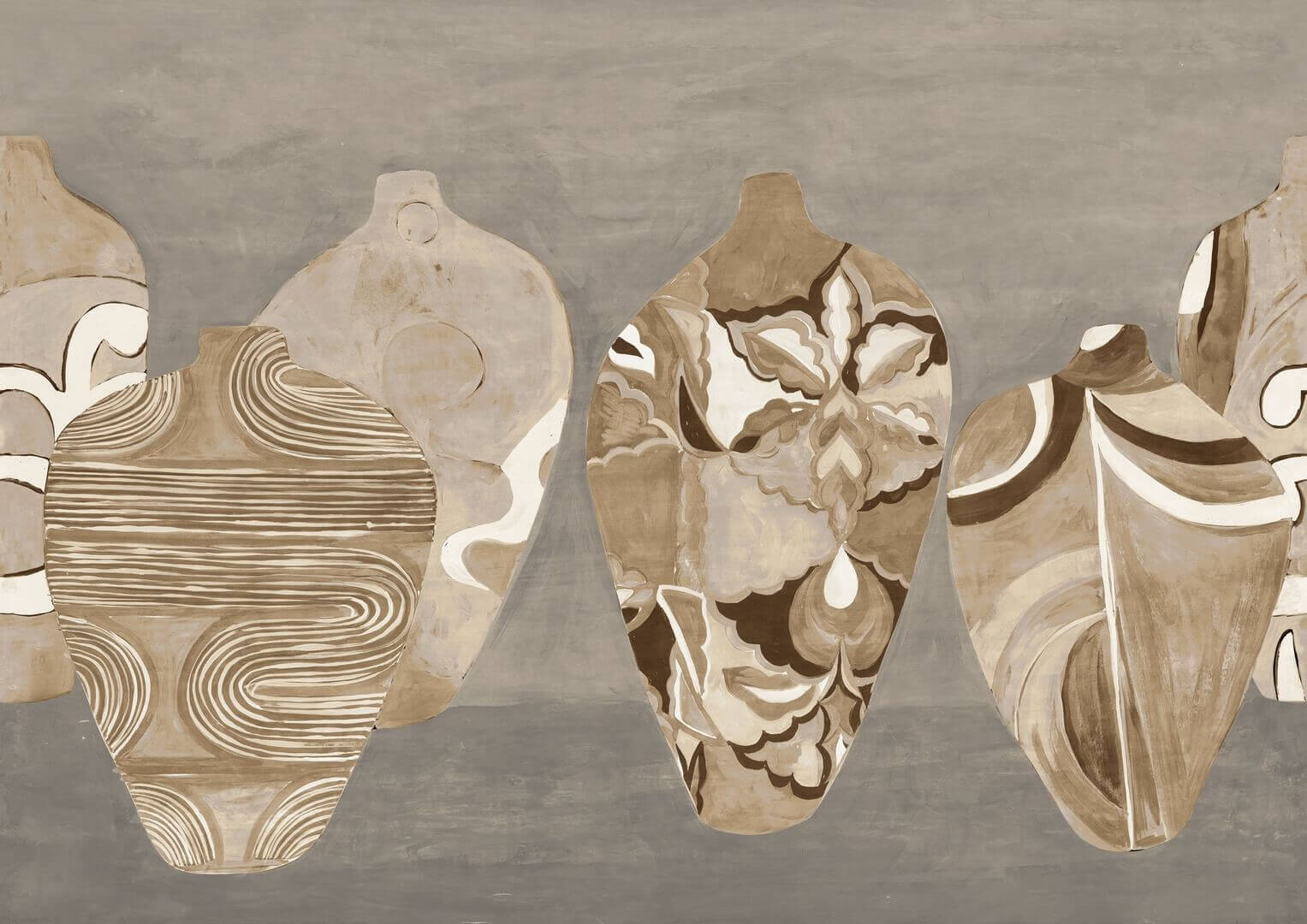 Mural kolorowe wazony Khroma DG4HIV1032 Hiva Terra