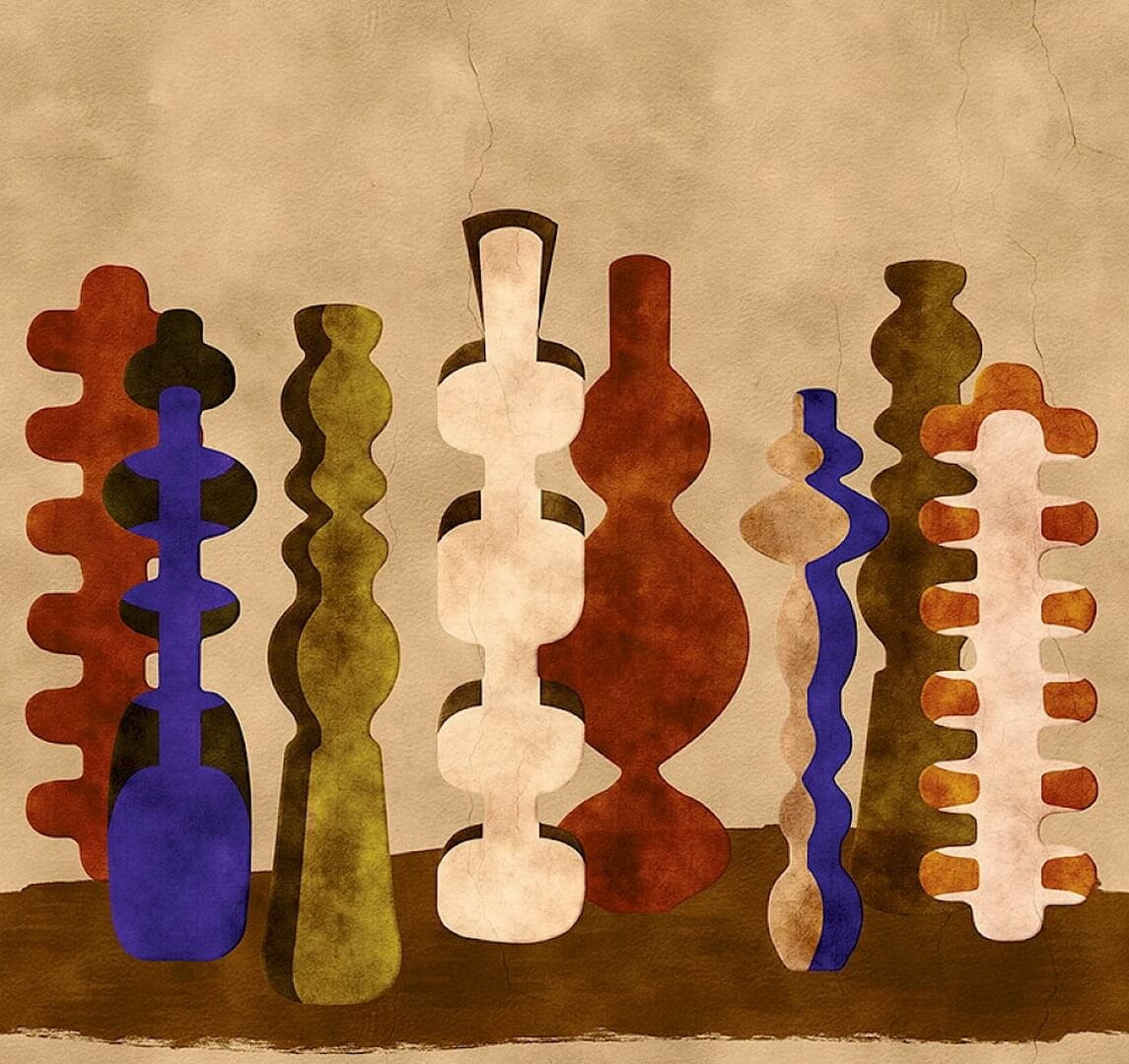Mural ceramiczne rzeźby Khroma DGPOT1021 Potteries Terra