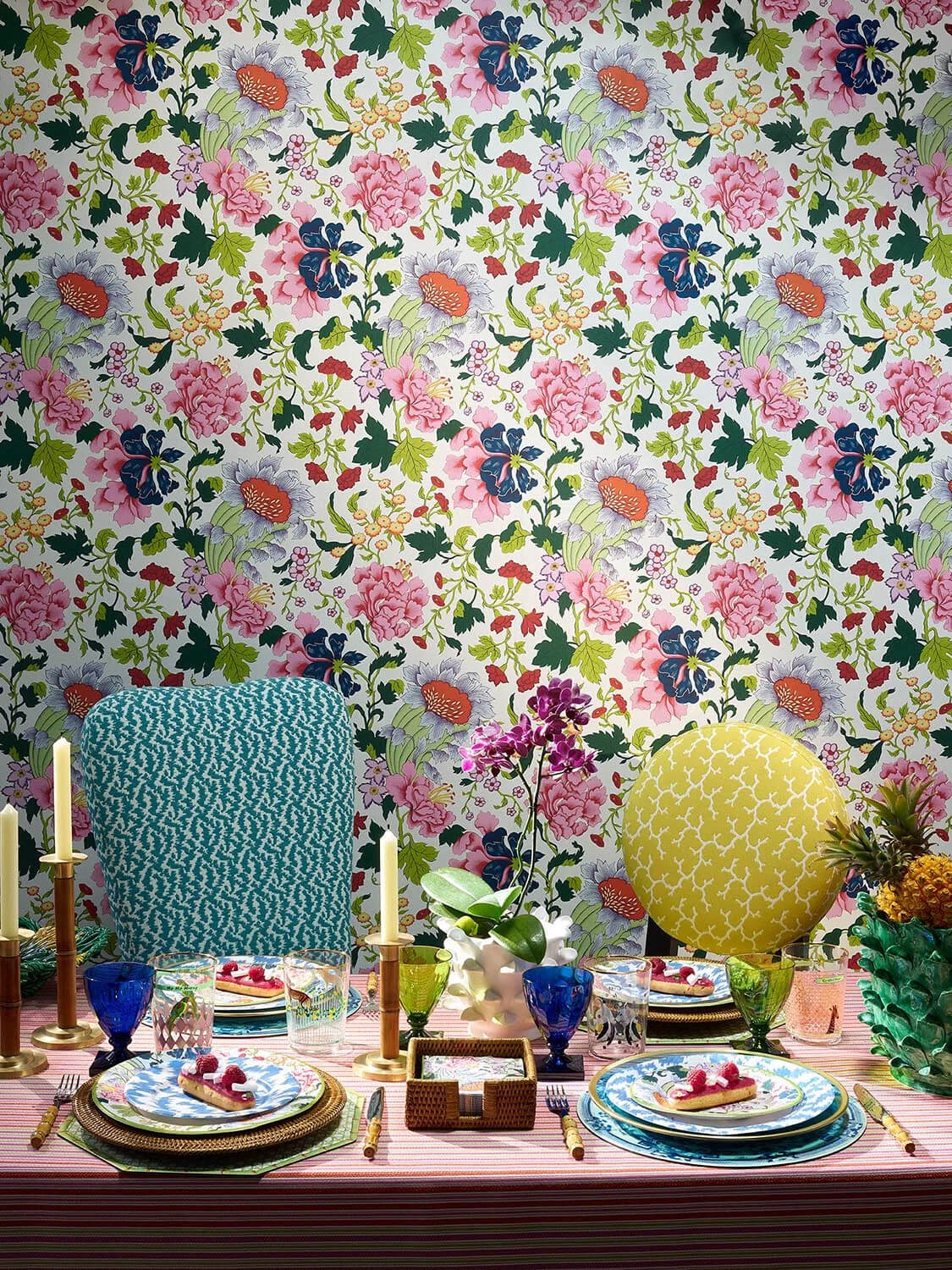 Tapeta florystyczna Pierre Frey FP756001 Gansu Veranda by Caspari