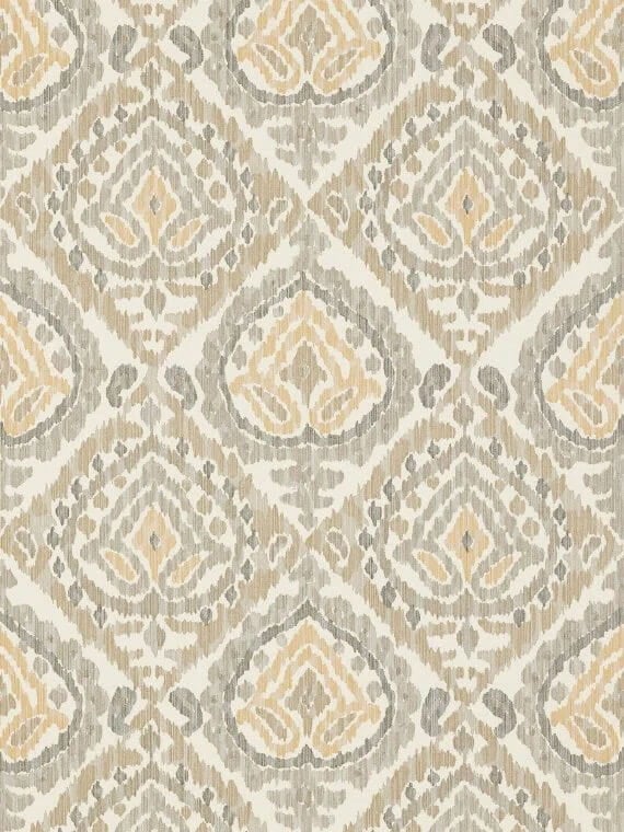 Tapeta w etnicznym stylu Pierre Frey FP766003 Kilim Veranda by Caspari