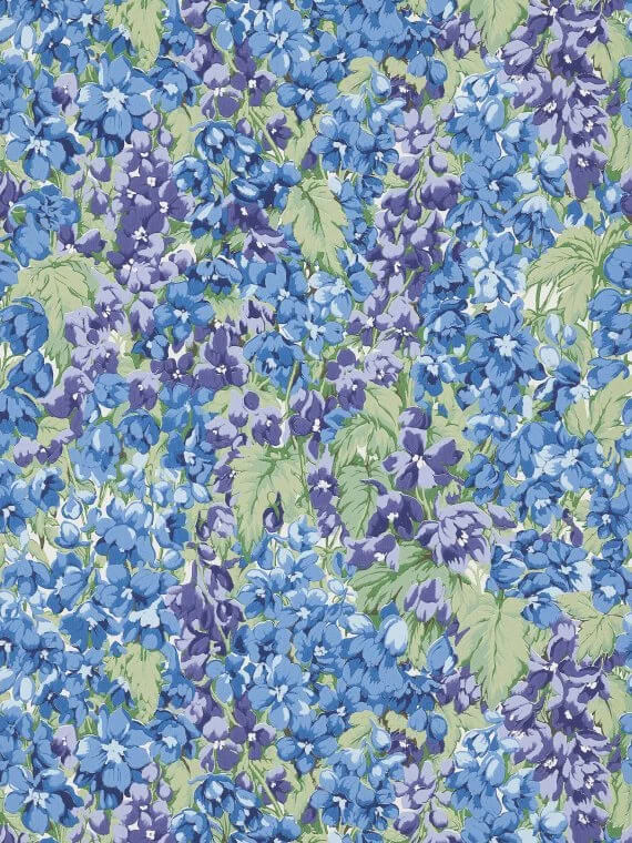 Tapeta kwietny ogród Pierre Frey FP767003 Les Delphiniums Veranda by Caspari
