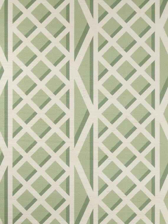 Tapeta naturalny sizal kratownica Pierre Frey FP769003 Treillage Veranda by Caspari
