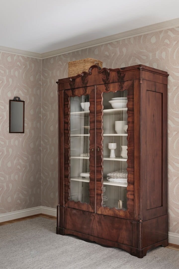 Tapeta abstrakcyjne fale Sandberg S10329 Zen Terracotta Mons Klint