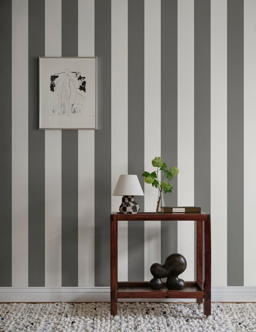 Tapeta pasy Sandberg S10342 Magnus Dark Gray Mons Klint