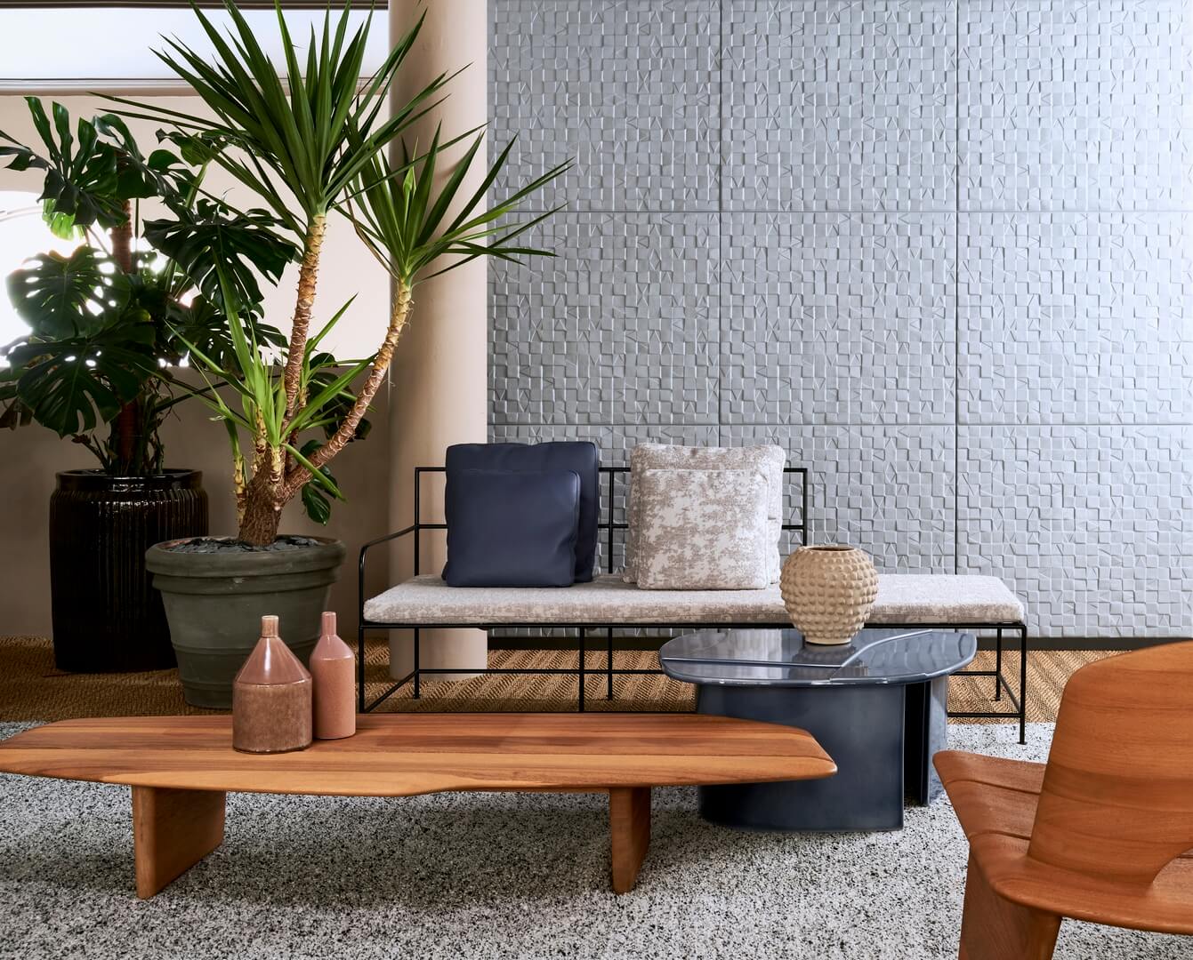 Tapeta kwadraty 3D Arte Adobe 97033 Babylon